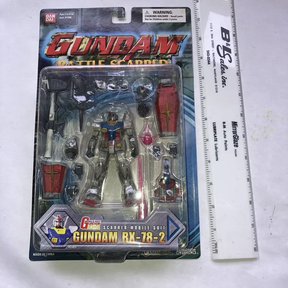 ​Vintage Bandai Gundam RX-78-2 Battle Scarred Action Figure - New Sealed